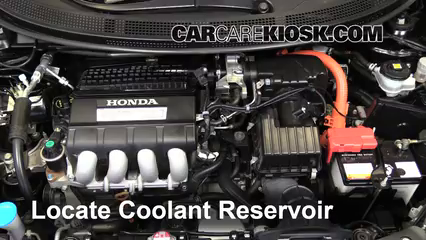 2011 Honda CR-Z EX 1.5L 4 Cyl. Refrigerante (anticongelante) Controlar nivel de líquido